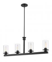 ECOM Only 462-4L-BRZ - 4 Light Linear Chandelier