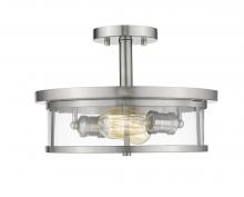 ECOM Only 462SF14-BN - 2 Light Semi Flush Mount