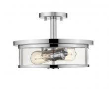 ECOM Only 462SF14-CH - 2 Light Semi Flush Mount