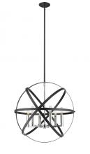 ECOM Only 463-24HBK-CH - 6 Light Chandelier