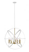 ECOM Only 463-30HWH-OBR - 8 Light Chandelier