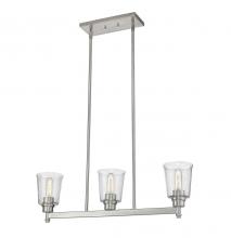 ECOM Only 464-3L-BN - 3 Light Linear Chandelier