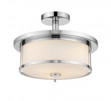 ECOM Only 465SF14-CH - 2 Light Semi Flush Mount