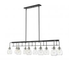 ECOM Only 466-10L-MB-BN - 10 Light Linear Chandelier