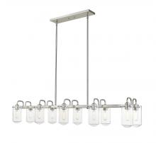 ECOM Only 471-10L-BN - 10 Light Linear Chandelier