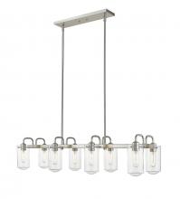 ECOM Only 471-8L-BN - 8 Light Linear Chandelier