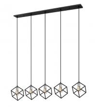 ECOM Only 478-5L-MB-BN - 5 Light Linear Chandelier