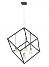 ECOM Only 478P34-BRZ-OBR - 4 Light Chandelier