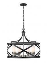 ECOM Only 481P24-MB-BN - 6 Light Chandelier