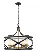 ECOM Only 481P24-MB-OBR - 6 Light Chandelier