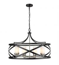 ECOM Only 481P30-MB-BN - 8 Light Chandelier