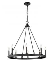 ECOM Only 482R-8MB - 8 Light Chandelier