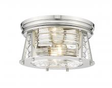 ECOM Only 491F2-PN - 2 Light Flush Mount