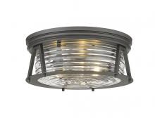 ECOM Only 491F3-BRZ - 3 Light Flush Mount