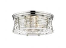 ECOM Only 491F3-PN - 3 Light Flush Mount