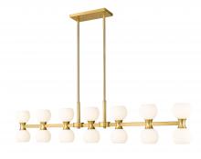 ECOM Only 494-14L-MGLD - 14 Light Linear Chandelier