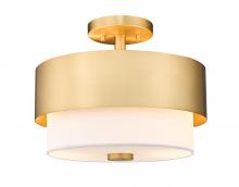 ECOM Only 495SF13-MGLD - 2 Light Semi Flush Mount