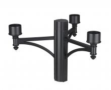 ECOM Only 501-3BK - 3 Light Outdoor Posts + Hardware