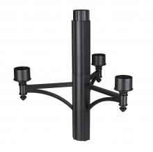 ECOM Only 501-4BK - 4 Light Outdoor Posts + Hardware