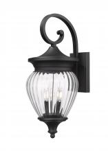 ECOM Only 5016B-BK - 4 Light Outdoor Wall Light