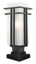 ECOM Only 549PHB-SQPM-BK - 1 Light Outdoor Pier Mounted Fixture