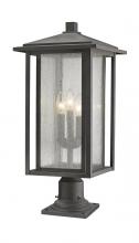ECOM Only 554PHXLR-533PM-ORB - 3 Light Outdoor Pier Mounted Fixture