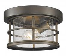 ECOM Only 555F-ORB - 1 Light Outdoor Flush Mount