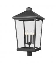 ECOM Only 568PHXXLR-BK - 4 Light Outdoor Post Mount Fixture