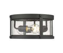 ECOM Only 569F-BK - 3 Light Outdoor Flush Mount