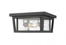 ECOM Only 571F-BK - 3 Light Outdoor Flush Mount