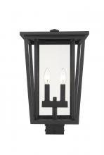 ECOM Only 571PHBS-BK - 2 Light Outdoor Post Mount Fixture