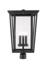 ECOM Only 571PHXLR-BK - 3 Light Outdoor Post Mount Fixture