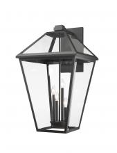 ECOM Only 579XLX-BK - 4 Light Outdoor Wall Light