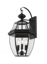 ECOM Only 580B-BK - 3 Light Outdoor Wall Light