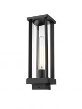 ECOM Only 586PHMS-BK - 1 Light Outdoor Post Mount Fixture