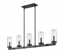 ECOM Only 589-5L-ABB - 5 Light Outdoor Linear Chandelier