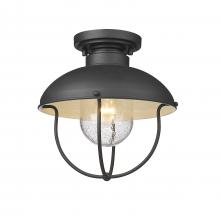 ECOM Only 590F-BK - 1 Light Outdoor Flush Mount