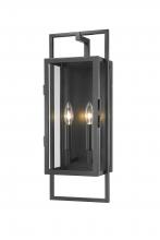 ECOM Only 598M-BK - 2 Light Outdoor Wall Light