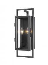 ECOM Only 598S-BK - 2 Light Outdoor Wall Light