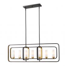 ECOM Only 6000-7L-BZGD - 7 Light Linear Chandelier