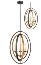 ECOM Only 6004-3S-BZGD - 3 Light Chandelier