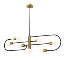 ECOM Only 621-7L-MB-FB - 7 Light Linear Chandelier