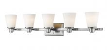 ECOM Only 7001-5V-BN - 5 Light Vanity