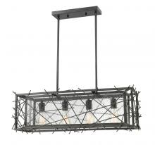 ECOM Only 8000-4L-BRZ - 4 Light Linear Chandelier