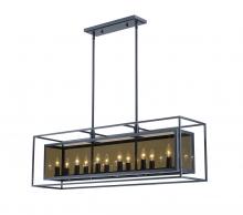 ECOM Only 802-44L-MC - 12 Light Linear Chandelier