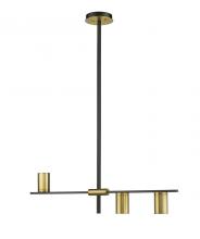 ECOM Only 814-3L-MB-OBR - 3 Light Linear Chandelier