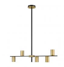 ECOM Only 814-5L-MB-OBR - 5 Light Linear Chandelier