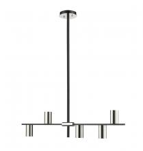 ECOM Only 814-5L-MB-PN - 5 Light Linear Chandelier