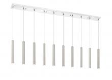 ECOM Only 917MP12-BN-LED-10LCH - 10 Light Linear Chandelier