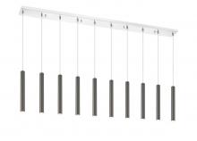 ECOM Only 917MP12PBL-LED-10LCH - 10 Light Linear Chandelier